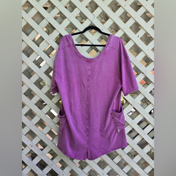 Free people Hot Shot Tee Romper - Picture 1 of 6